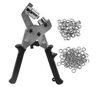 Pince à perforer manuelle pour cuir, kit de poinçonneuse pour ceintures avec boucles à œillets pour auvent de tente en toile et bâche, poignée antidérapante, conception économe en