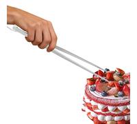 Pince à pinces de cuisine - Manipulation des aliments avec poignée antidérapante | Ustensiles pour saisir les salades et la cuisine, barbecue, barbecue, buffet, restaurant, usage domestique, past