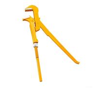 Pince à pipe réglable à 90 degrés - Outil de plomberie robuste - Grande ouverture - Clé à tuyau d'eau de qualité industrielle (315 mm)