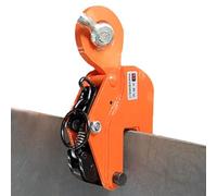 Pince à Plaque Verticale, Pince Industrielle pour tôle d'acier allié Lourd avec Ressort Fixe, Pince de Levage Verticale pour Plaque de 1 à 5 tonnes, écarteur de Plaque d'acier, pour Levage e