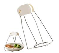 Pince à plat chaud - Pince de serrage en acier inoxydable - Facile à utiliser et sûre pour les ustensiles de cuisine pour déplacer des assiettes chaudes ou des bols