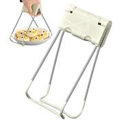 Pince à plat résistante à la chaleur | 20 x 9,4 x 9,1 cm - Pince de levage robuste en acier inoxydable - Pince de protection isolante pour bols chauds du four à micro-ondes