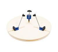 Pince à plateau tournant pour poterie - Outil de centrage de poterie avec cinq pieds de support - Outil de découpe en céramique - Outil de réparation artistique pour la découpe de poterie