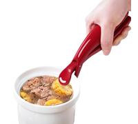 Pince à poignée pour assiettes chaudes, clip pour assiette, poignée antidérapante résistante à la chaleur pour protéger les mains contre les brûlures pour four, micro-ondes, table, plan de travail