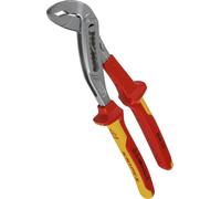 Pince à pompe à eau VDE "Alligator" de KNIPEX avec gaine de préhension multicomposants