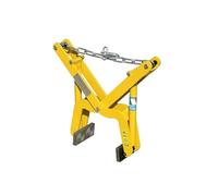 Pince à pose de bordures, fabriquée en Italie, pince pour manutention, bordures et préfabriquées avec réglage 50-250 mm et charge 500 kg - Utilisable manuellement et avec grue (PZC-M)