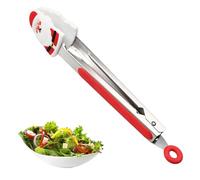 Pince à pour servir | Pince de chef en acier inoxydable de style Noël - Pince à salade et barbecue de 22,9 cm résistante aux hautes températures