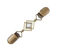 Pince à pull tendance en cristal œil de chat pour femme - Broche de fixation élégante pour robe et chemisier - Épingle rétro pour châle, One Size, Comme décrit