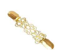 Pince à pull vintage 1-3 pièces Vintage robe pince Cincher chemise tendeur Cinch Clips décoratif broche for pull vêtements châle Cardigan(Golden C)