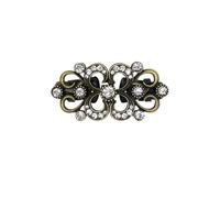 Pince à pull vintage 1 pièce Clips de pull Vintage Cape attache for robe chemise Cardigan col châle fermoir pince serrage arrière for vêtements for femmes(S3-C)
