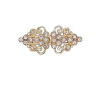 Pince à pull vintage 1 pièce Clips de pull Vintage Cape attache for robe chemise Cardigan col châle fermoir pince serrage arrière for vêtements for femmes(S2-B)