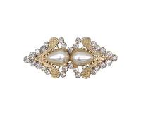 Pince à pull vintage 1 pièce Clips de pull Vintage Cape attache for robe chemise Cardigan col châle fermoir pince serrage arrière for vêtements for femmes(S4-B)
