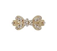 Pince à pull vintage 1 pièce Clips de pull Vintage Cape attache for robe chemise Cardigan col châle fermoir pince serrage arrière for vêtements for femmes(S1-B)