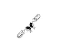 Pince à pull vintage Clips de châle Vintage for Cardigan, tendeur taille, pinces serrage for le dos, pull, robe, col, broche(Black)