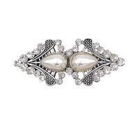 Pince à pull vintage Vintage Pull Tourbillon Clip Cape Clips Rétro Cardigan Col Châle Fermoir Robe Chemise Broche(Color 10)