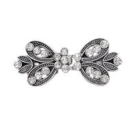 Pince à pull vintage Vintage Pull Tourbillon Clip Cape Clips Rétro Cardigan Col Châle Fermoir Robe Chemise Broche(Color 1)