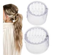 Pince à queue de cheval - Pour queue de cheval - Petite taille - Portable - Pour filles, femmes, épouses, petites amies, matériau avec accessoire pour cheveux avec fonction prise en main facile
