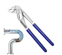 Pince à rainure réglable - Pince multifonction à rainure et languette | Pince réglable, pince à long bec, pince à pompe à eau, pince diagonale avec poignées bi-matière pour un usage domestique