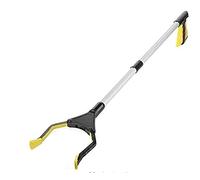 Pince à ramasser les ordures adultes bras long outil de jardin mécanique pliable avec rotation 360 degrés pour endroits difficiles d accès corps en alliage aluminium léger poignées caoutchouc polyvale