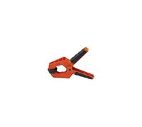Pince à ressort 150 x 65 mm patins souples mâchoires plates orange
