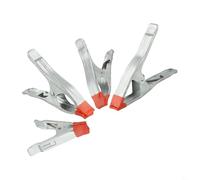 Pince à ressort de 10,2 à 22,9 cm, clips métalliques robustes avec embouts en caoutchouc, poignée antidérapante pour le travail du bois et l'utilisation à domicile