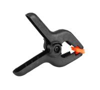 Pince à ressort de serrage en plastique noir - SONEW - Type A - 9,2cm - Pack de 10