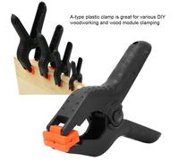 Pince à ressort en plastique - TBEST - Pack de 6 - Noir - Outil de serrage - Spécialisé - De serrage
