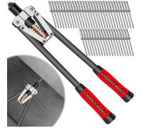 Pince a Rivet 17quot Pince a Rivet Pop Ensemble Comprenant 100 Rivets Aveugle Pince Riveter 24 32 40 48 mm Odipie