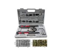 pince a rivet et insert + assortiments inserts acier et alu -