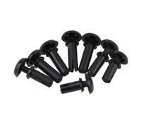 Pince à riveter en plastique et nylon, écrou rivet expansible de type R 2,1/2,7/3,1/3,6/4,1/5,1/6,1 mm, clip boucle(Black,R2024 (120pcs))