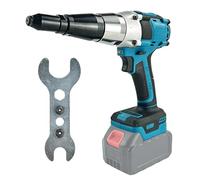 Pince à riveter sans fil compatible avec Makita 18 V - Pince à rivets pop électrique sans balais - Pour rivets aveugles de 2,4 à 4,8 mm (sans piles)
