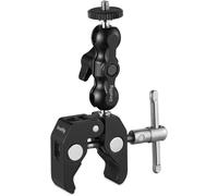 Pince À Rotule Multifonctionnelle Adaptateur Double Ball Avec Rod Clamp Et 1/4" Vis Standard 2164[GOP6251167]