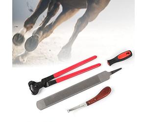 Pince à Sabot de Cheval Professionnelle, Outil de Coupe Métal Durable | Conception de poignée ergonomique, travail d'économie pour fers à cheval propres, nettoyage et manucure des clous