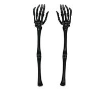 Pince à salade en forme de squelette légère résistante à la chaleur | Service d'apéritif main tête de mort Halloween pour fêtes et réceptions, cuisine, restaurant, maison, bar, café