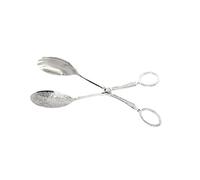 Pince à salade européenne gravée Design ergonomique pour les réunions de cuisine à domicile Pinces de service européennes élégantes Cuillère Fourchette Gâteau Fruits et Buffet de fête