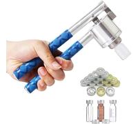 Pince à sceller, Machine de capsulage portative cachetage sertisseuse manuelle-plein aluminium/aluminium-plastique-sertisseuse bouteille secousse, outils(Aluminumplastic,13mm)