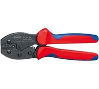 Pince à sertir à levier Knipex longueur 220mm pour connecteurs ouverts non isolés 0,1 - 2,5 - 97 52 34 SB