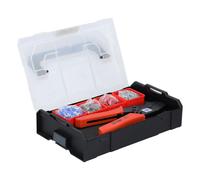 Pince à sertir à levier NWS et assortiment d'embouts de câble en L-BOXX Mini 338-21 Sortimo, équipé de pinces à sertir et des embouts de câble isolés les plus courants