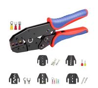 Pince à sertir à mâchoires à changement rapide YFX-03C | for gaines thermorétractables/à fût ouvert/à virole/MC2.5/4/6(YFX-03C 5jaw)