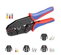 Pince à sertir à mâchoires à changement rapide YFX-03C | for gaines thermorétractables/à fût ouvert/à virole/MC2.5/4/6(YFX-03C 4jaw)