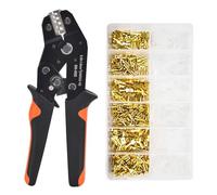 Pince À Sertir À Ressort, Outil Manuel, Connecteur De Fil Mâle Femelle, Terminal, Kit D'assortiment Isolé Électrique(SN-58B 450PCS)