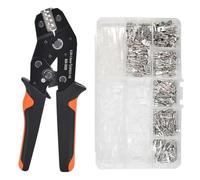 Pince À Sertir À Ressort, Outil Manuel, Connecteur De Fil Mâle Femelle, Terminal, Kit D'assortiment Isolé Électrique(SN-58B 270PCS)