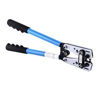 Pince à Sertir Cosse, 6-50 mm² Réglable Cosse de câble de Batterie Outils de sertissage Pinces d'électricien avec poignées antidérapantes et mécanisme Auto-bloquant