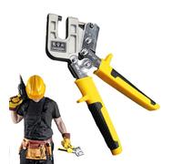 Pince à sertir de canal - Pince à sertir avec poignée, outil de serrage pour goujons métalliques, tête de coupe en aluminium, poignée ergonomique antidérapante, construction robuste | Pour les