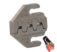 Pince à sertir de rechange - Insert de sertissage de terminal nu, matrice de série Sn | Moule à barillet ouvert en acier au carbone pour pince à sertir, tête d'outils multifonction pour techniciens