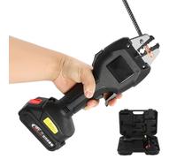 Pince à sertir électrique alimentée par piles avec 6 matrices, outil terminal rechargeable avec protection contre les surcharges pour un sertissage sécurisé