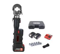 Pince à sertir électrique avec batterie 18 V et piles 5 Ah, outil de presse professionnel pour tuyaux en cuivre, 11 matrices, pince coupante pour plombiers