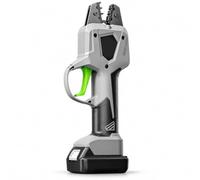 Pince À Sertir Électrique Sans Fil, Sertisseuse De Cosses 15 Kn Alimentée Par Batterie 2,0 Ah, Lampe De Travail Led Intégrée Pour Cosses, Embouts Et Câblage Électrique