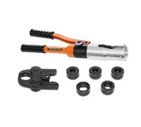 Pince à sertir hydraulique 10 t Pince à sertir professionnelle avec 5 formes M M12/M15/M18/M22/M28 et boîte à outils Moules de sertissage pour tuyaux en cuivre