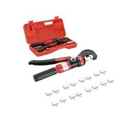 vidaXL Pince à Sertir Hydraulique Coffret de Outil de Sertissage Outil à Sertir Pince à Câble Pince de Sertissage pour Cosse Tube Tuyau Composite